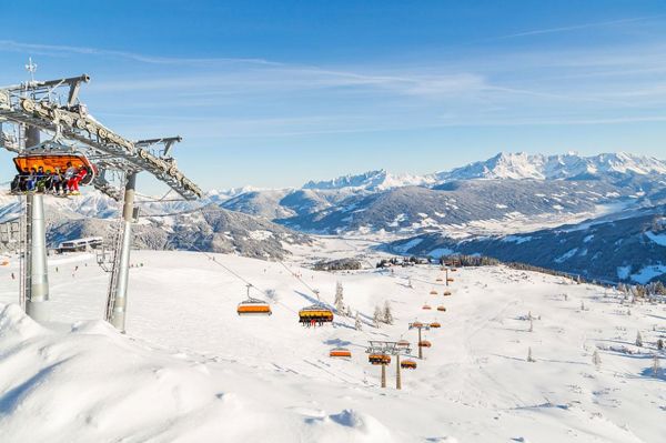 Skigebiet Flachau mit traumhaftem Panoramablick